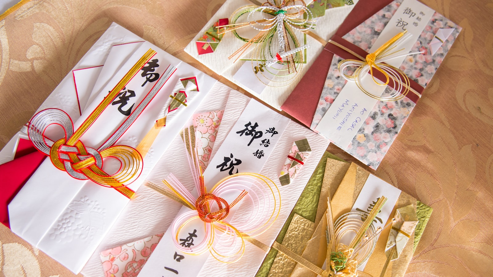 a table topped with lots of different types of cards